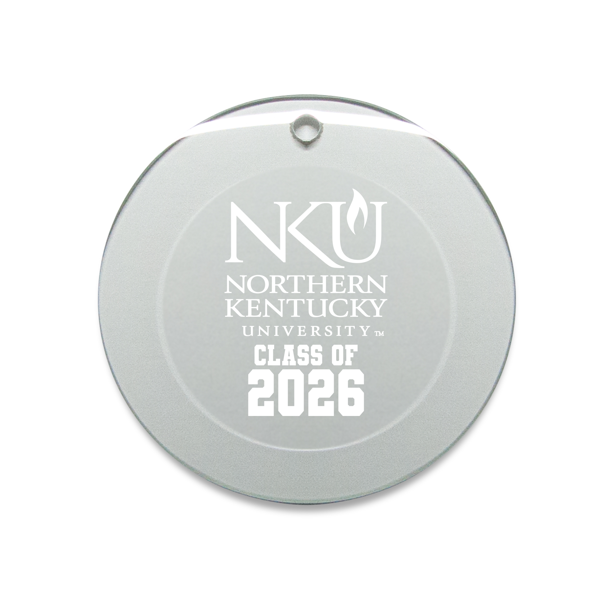 Jardine Northern Kentucky University Norse 3.25" Class of 2026 Round Glass Ornament