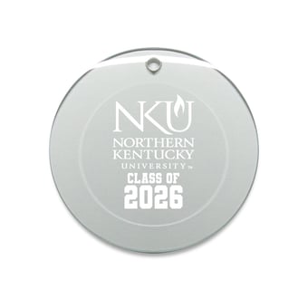Jardine Northern Kentucky University Norse 3.25" Class of 2026 Round Glass Ornament