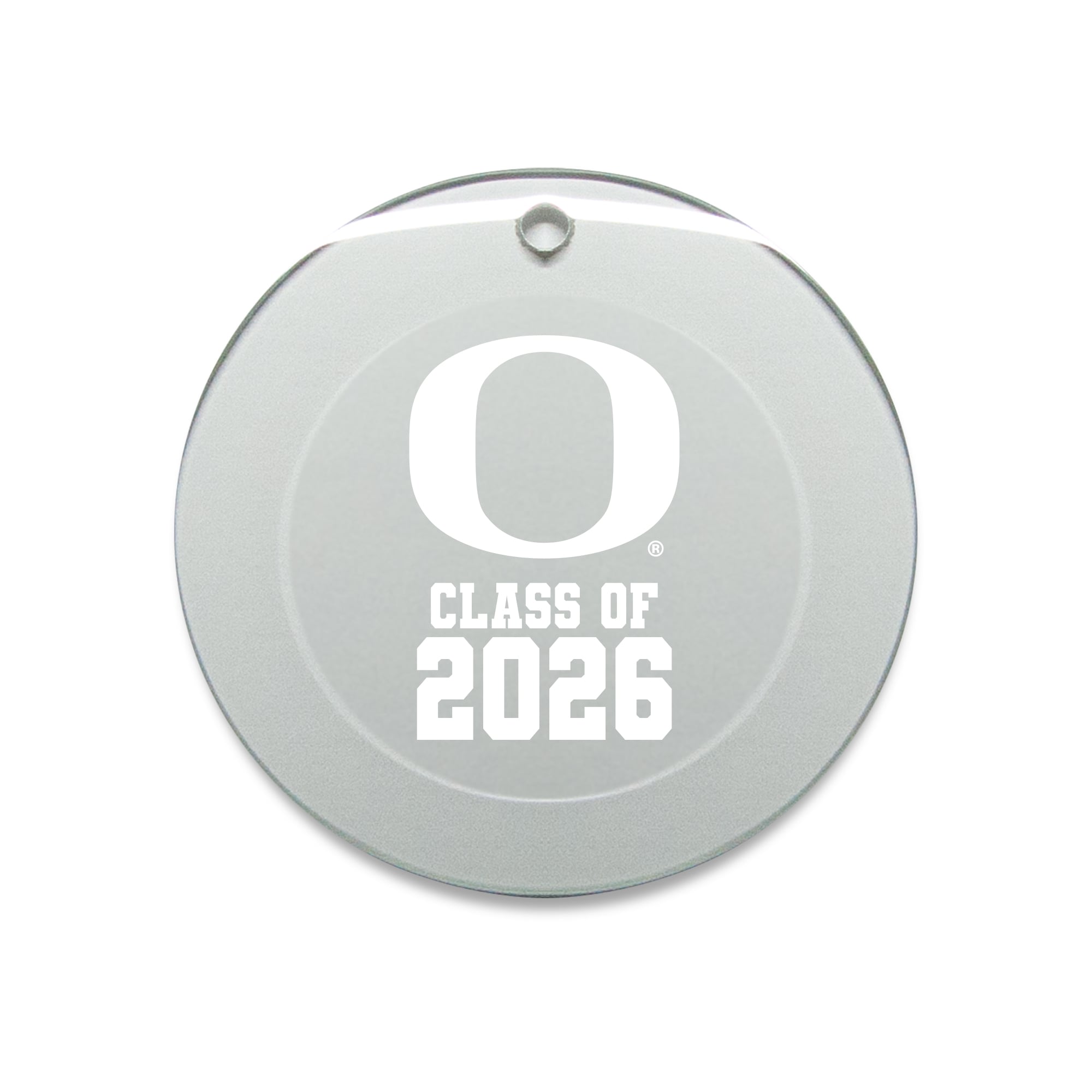 Jardine Oregon Ducks 3.25" Class of 2026 Round Glass Ornament