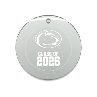 Jardine Penn State Nittany Lions 3.25" Class of 2026 Round Glass Ornament