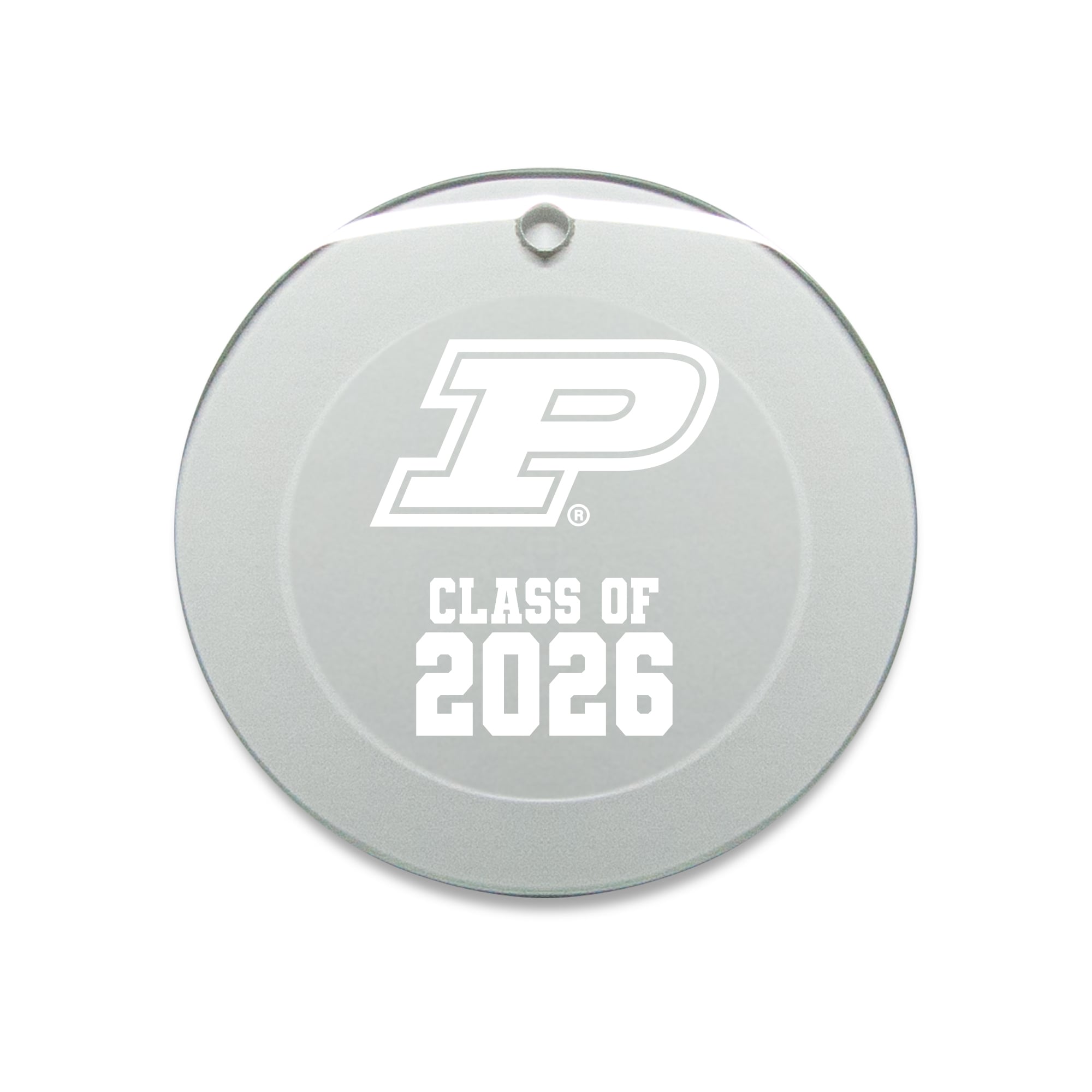 Jardine Purdue Boilermakers 3.25" Class of 2026 Round Glass Ornament