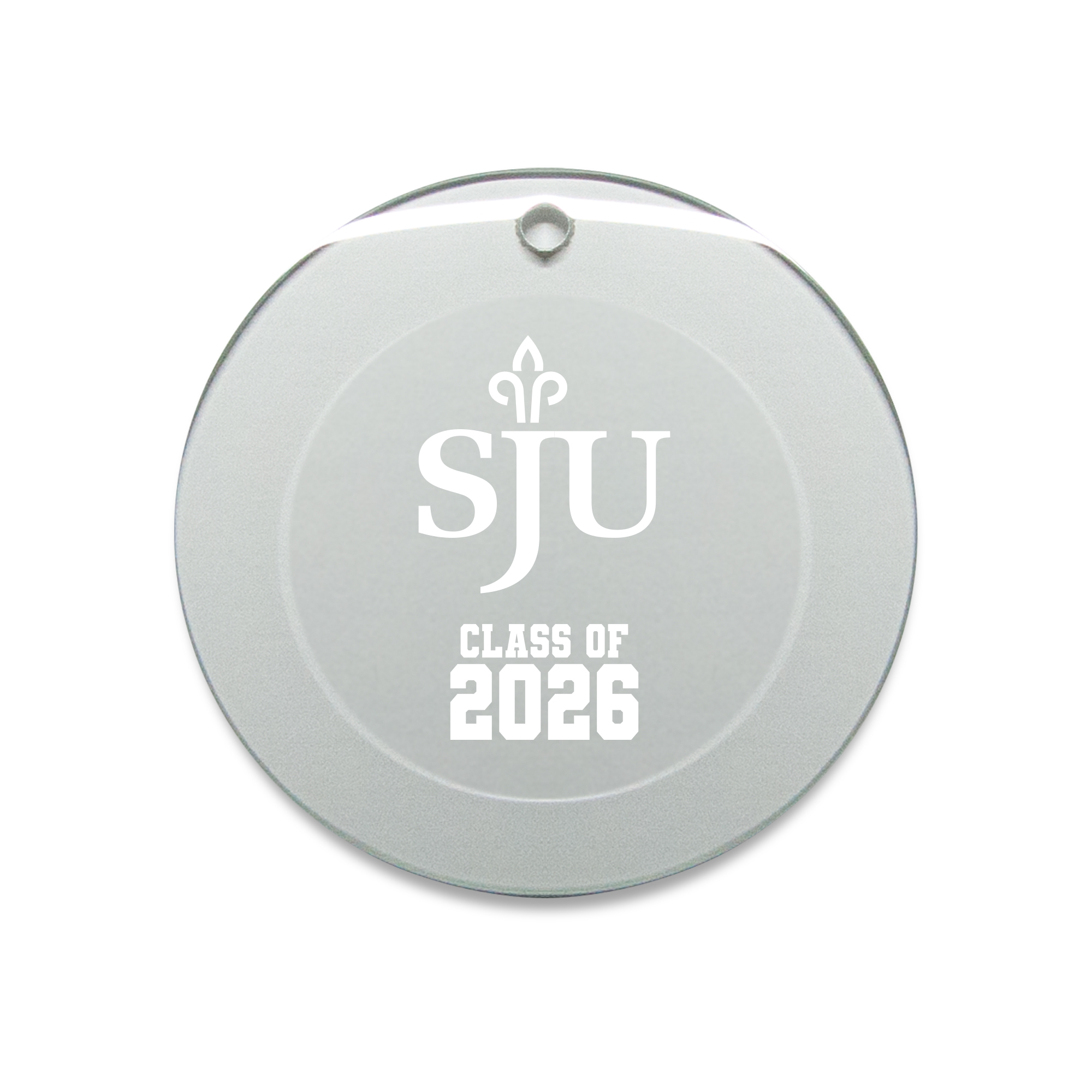Jardine Saint Joseph's Hawks 3.25" Class of 2026 Round Glass Ornament