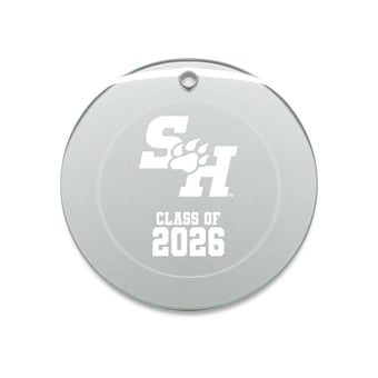 Jardine Sam Houston State Bearkats 3.25" Class of 2026 Round Glass Ornament