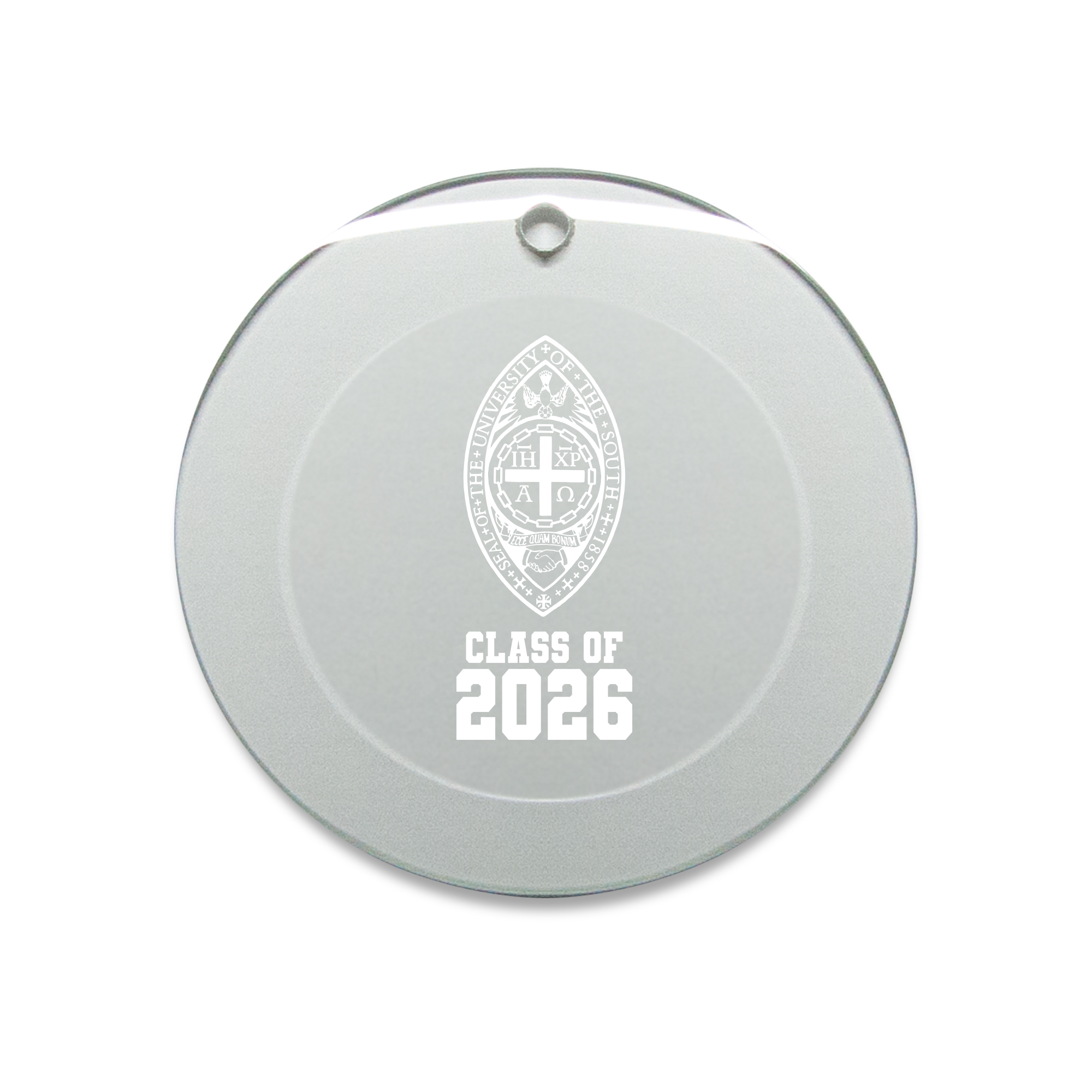 Jardine Sewanee Tigers 3.25" Class of 2026 Round Glass Ornament