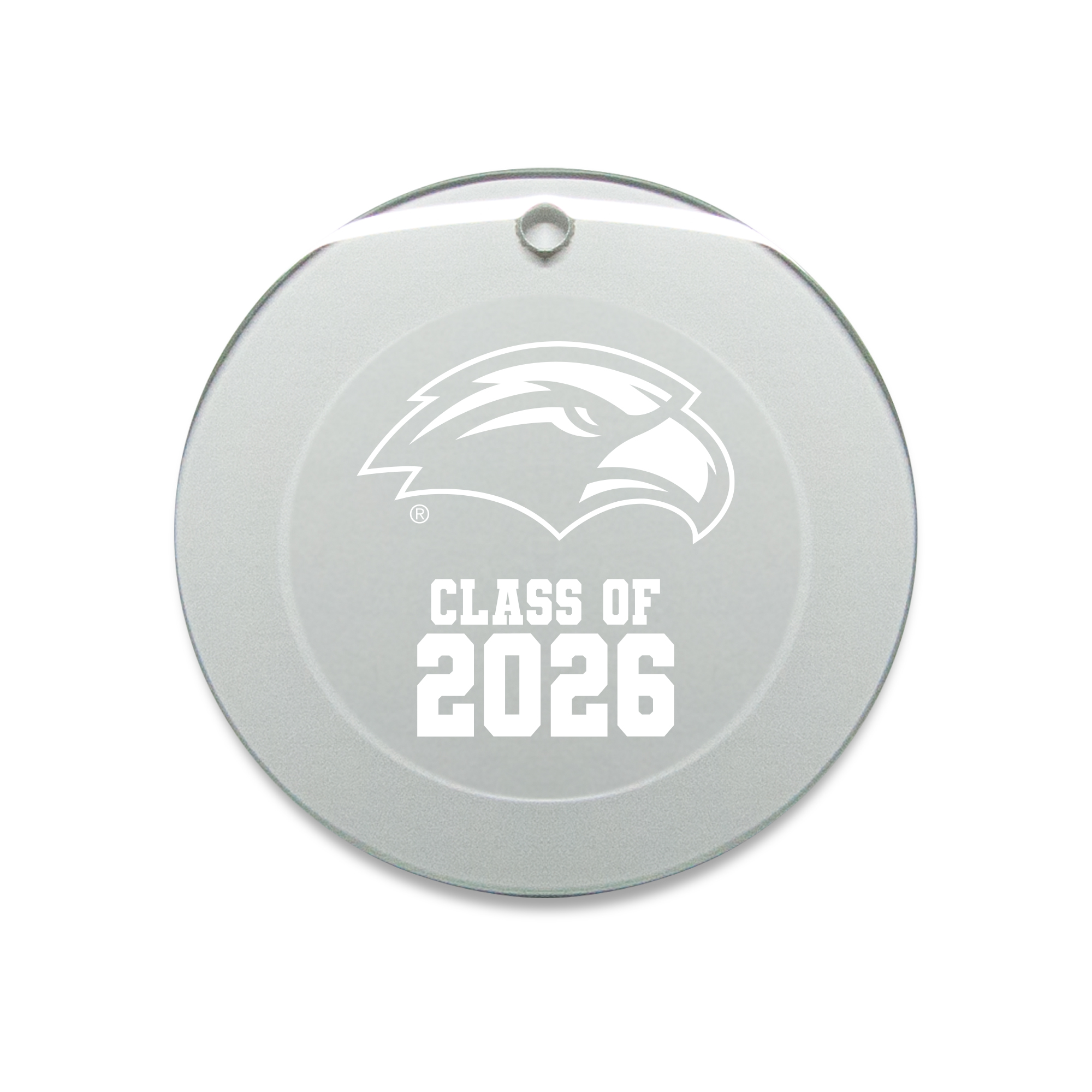Jardine Southern Miss Golden Eagles 3.25" Class of 2026 Round Glass Ornament