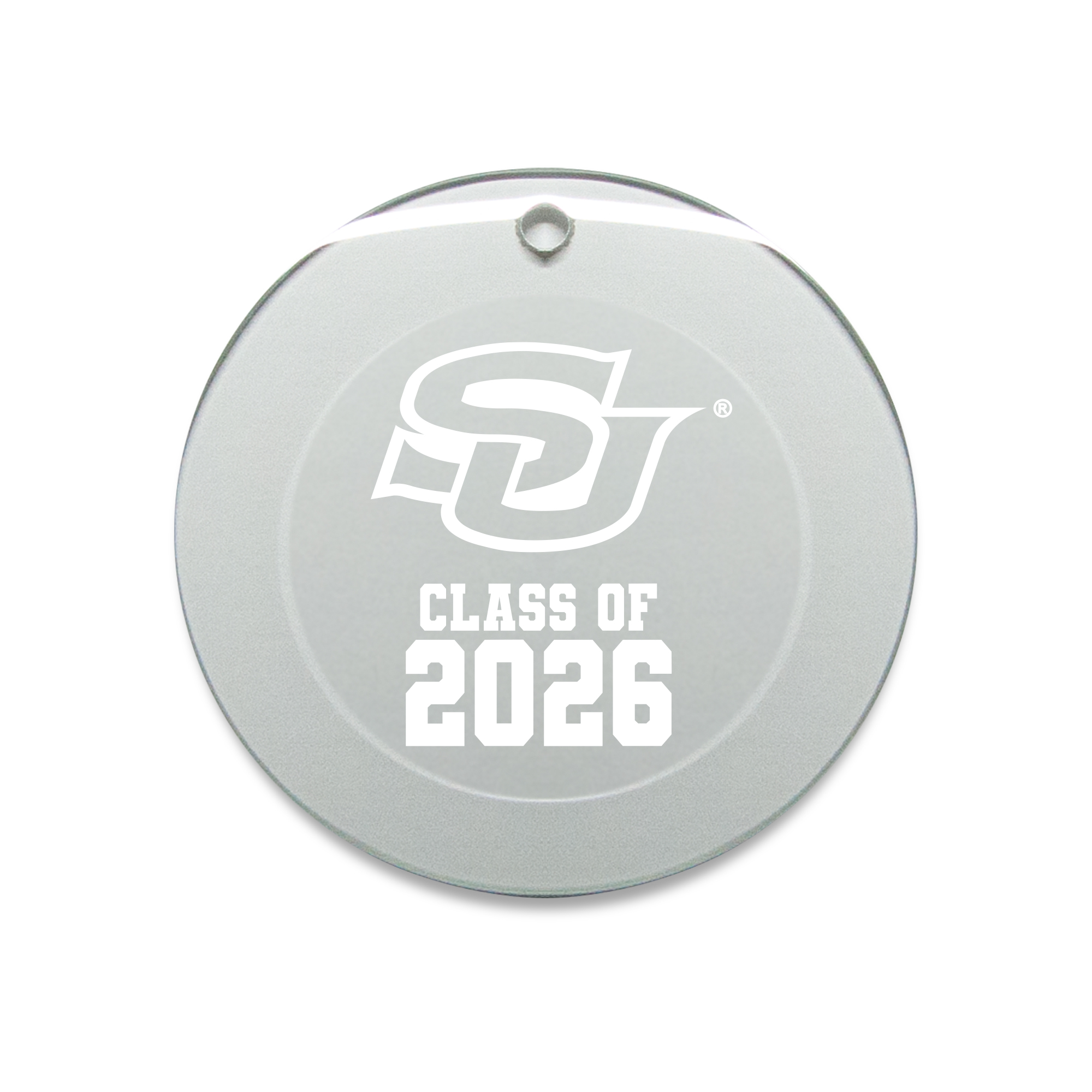 Jardine Southern University Jaguars 3.25" Class of 2026 Round Glass Ornament
