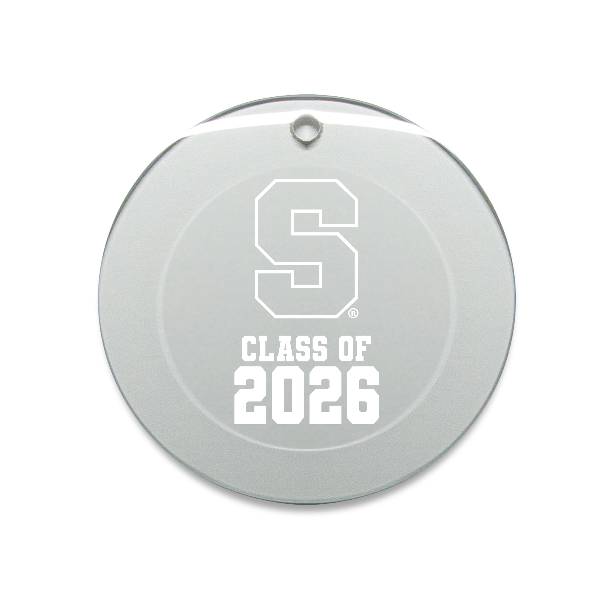 Jardine Syracuse Orange 3.25" Class of 2026 Round Glass Ornament