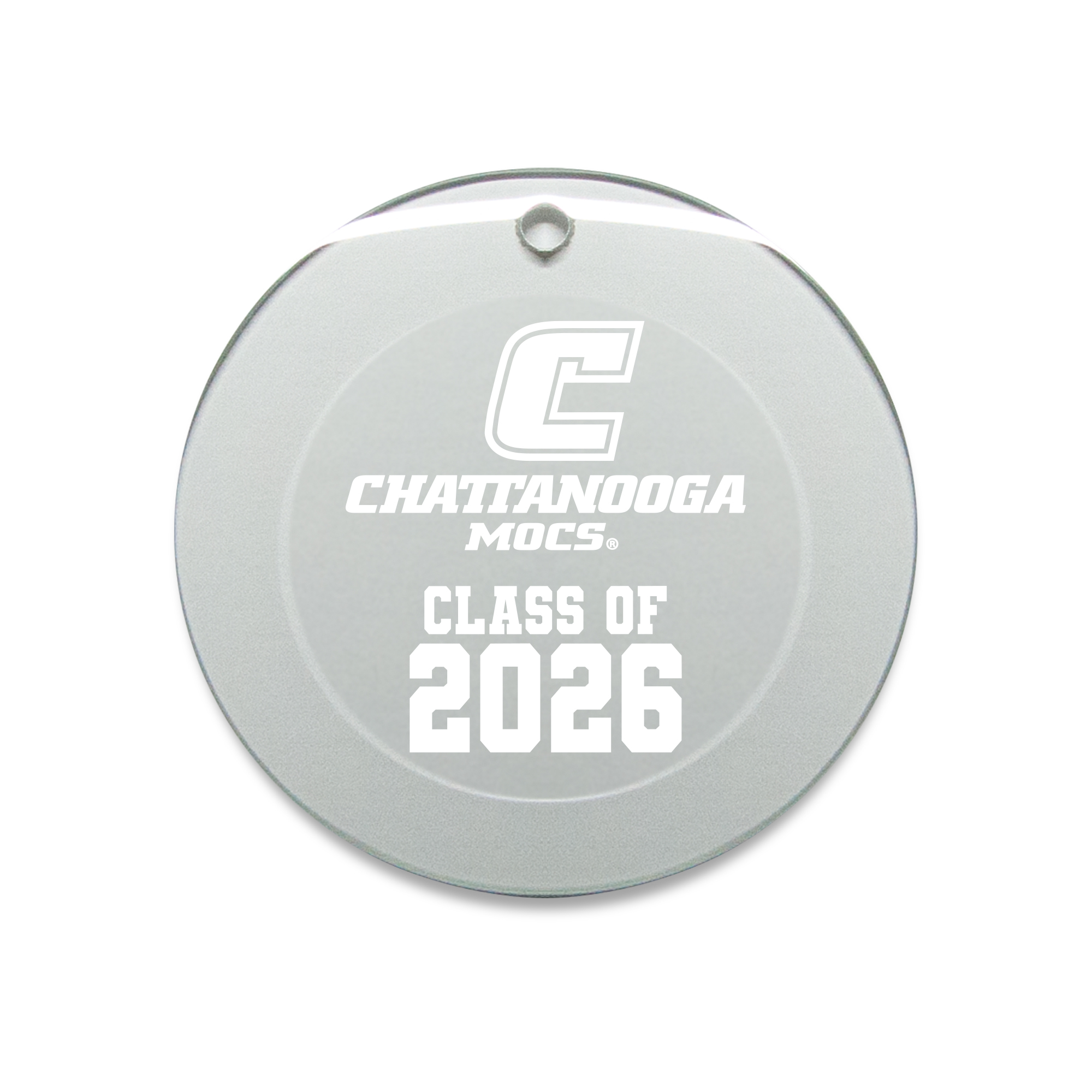 Jardine Tennessee Chattanooga Mocs 3.25" Class of 2026 Round Glass Ornament