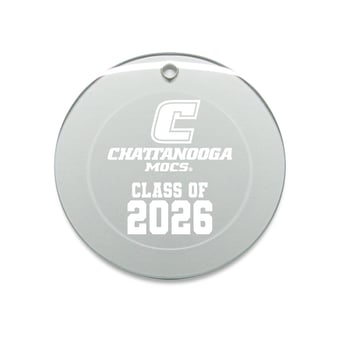 Jardine Tennessee Chattanooga Mocs 3.25" Class of 2026 Round Glass Ornament