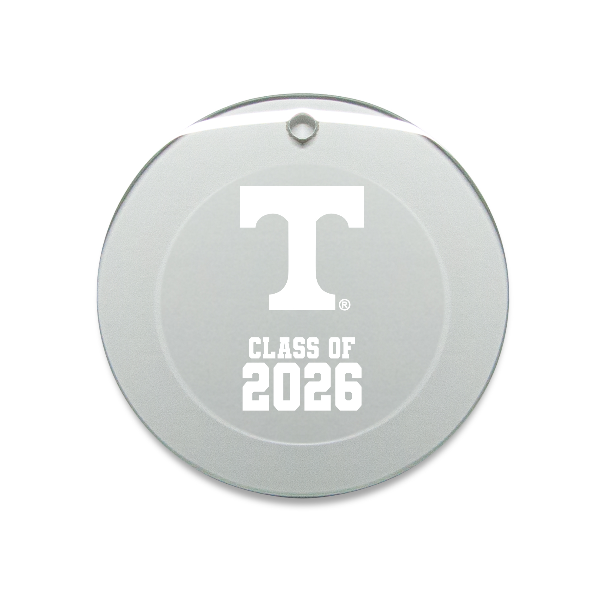 Jardine Tennessee Volunteers 3.25" Class of 2026 Round Glass Ornament