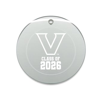 Jardine Vanderbilt Commodores 3.25" Class of 2026 Round Glass Ornament