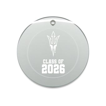 Jardine Arizona State Sun Devils 3.25" Class of 2026 Round Glass Ornament