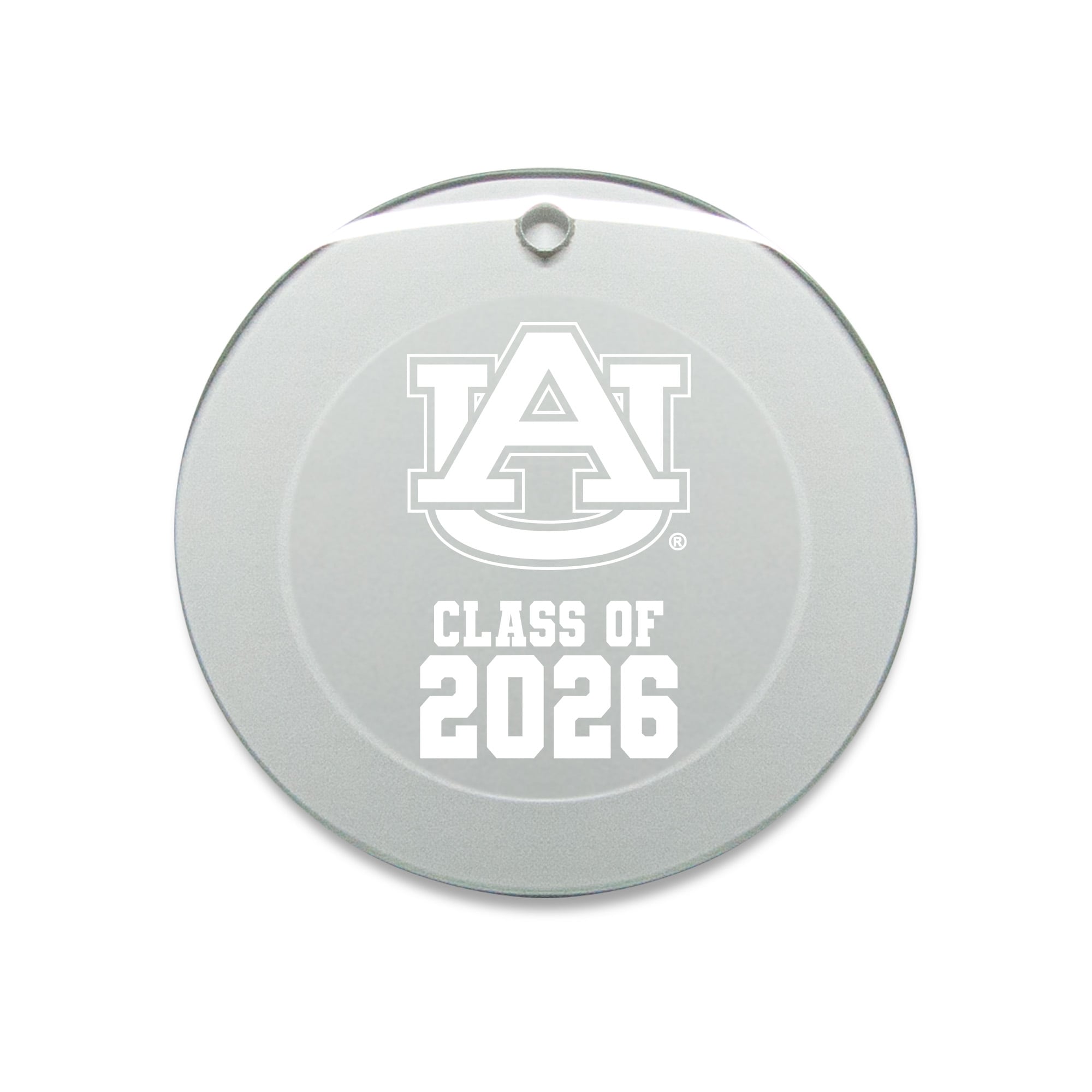 Jardine Auburn Tigers 3.25" Class of 2026 Round Glass Ornament