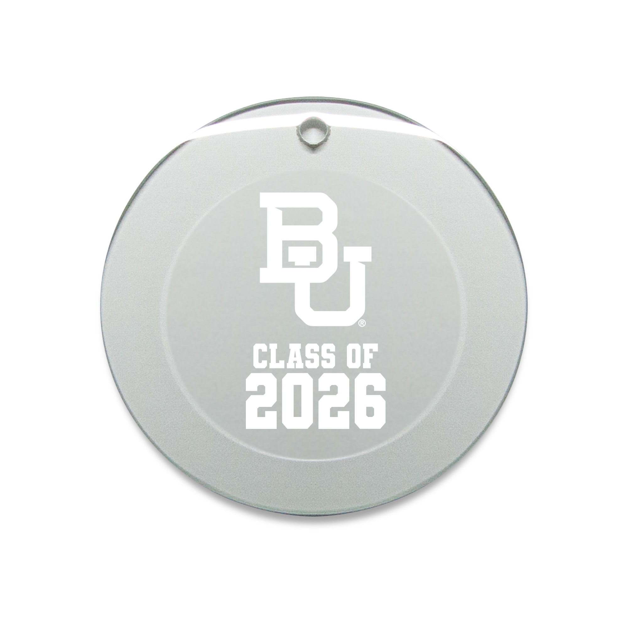 Jardine Baylor Bears 3.25" Class of 2026 Round Glass Ornament