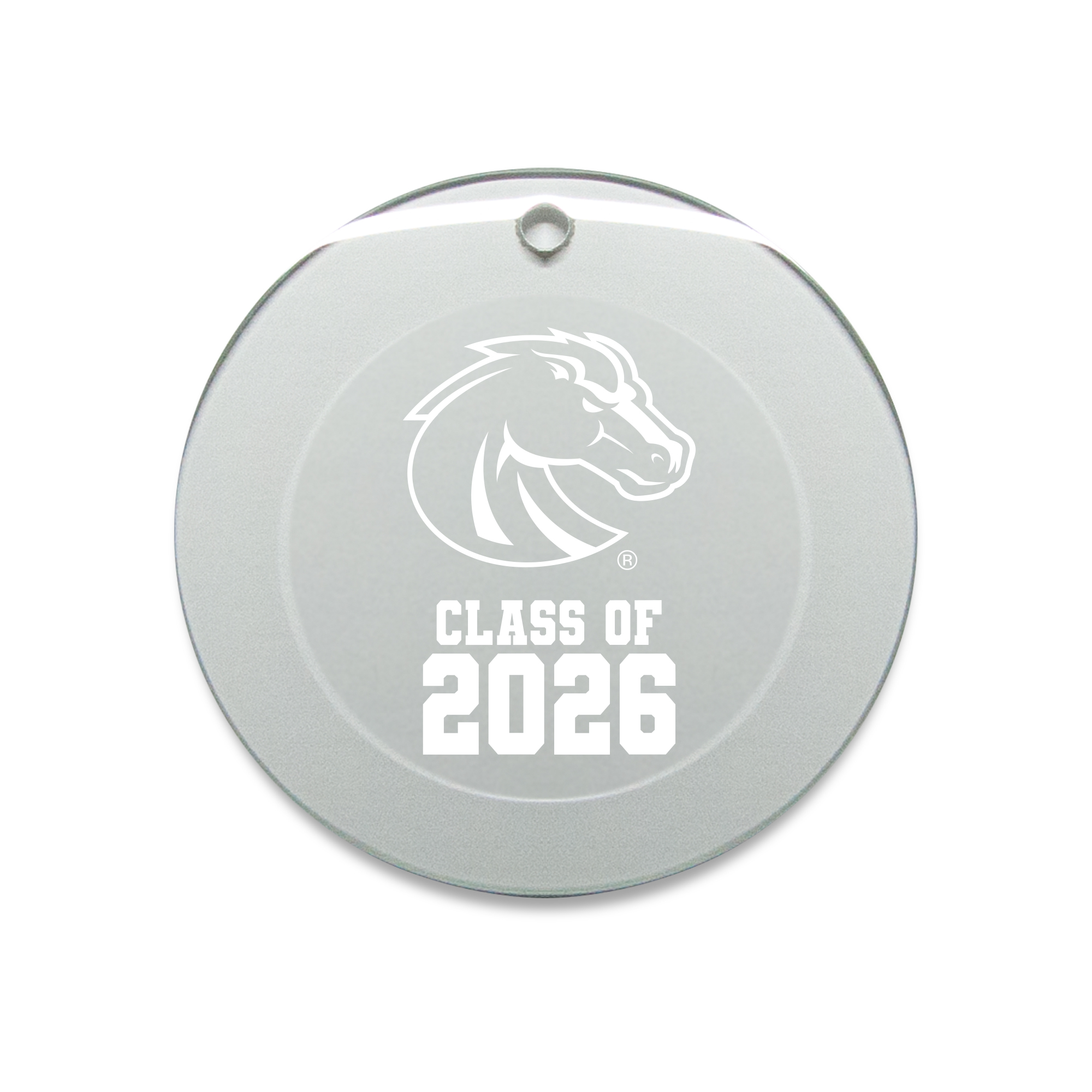 Jardine Boise State Broncos 3.25" Class of 2026 Round Glass Ornament