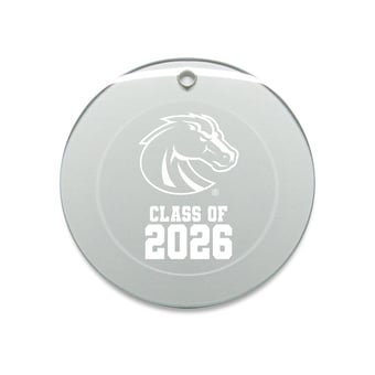 Jardine Boise State Broncos 3.25" Class of 2026 Round Glass Ornament