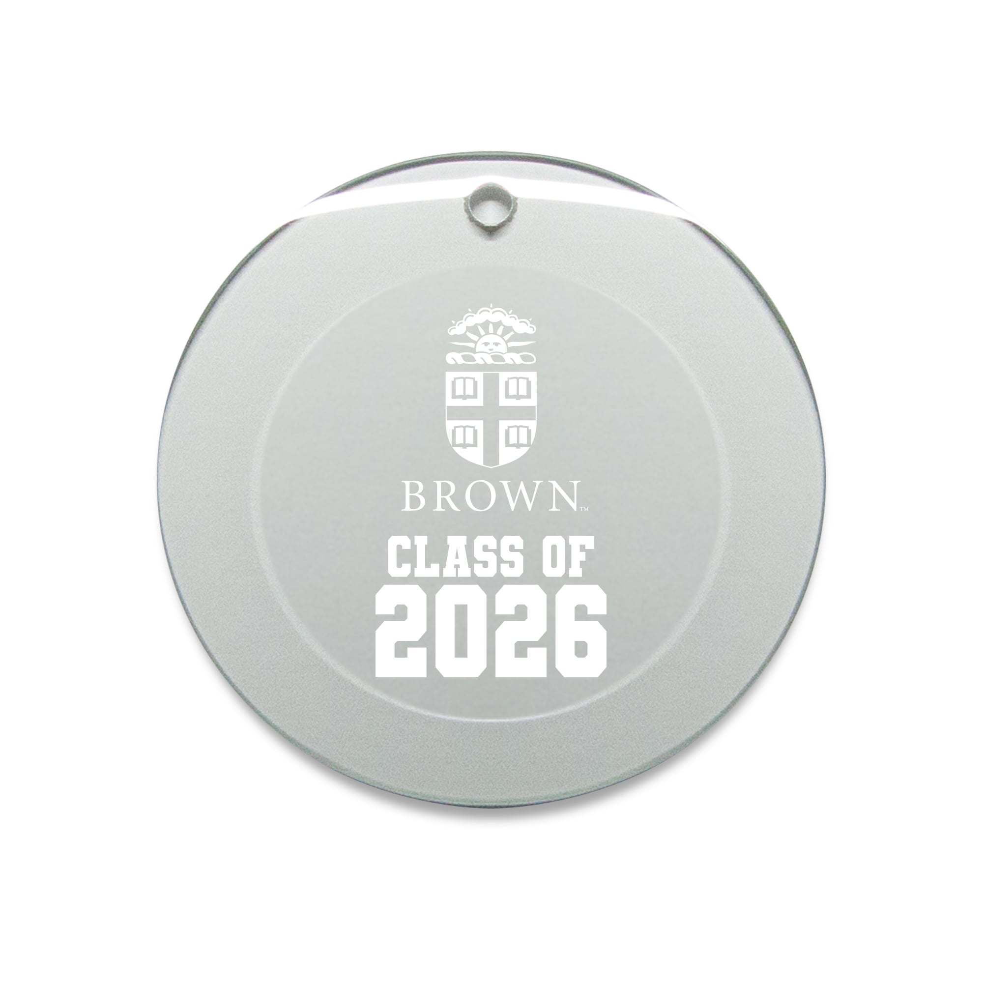 Jardine Brown Bears 3.25" Class of 2026 Round Glass Ornament