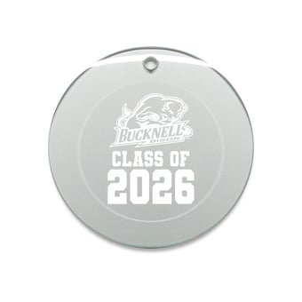 Jardine Bucknell Bison 3.25" Class of 2026 Round Glass Ornament