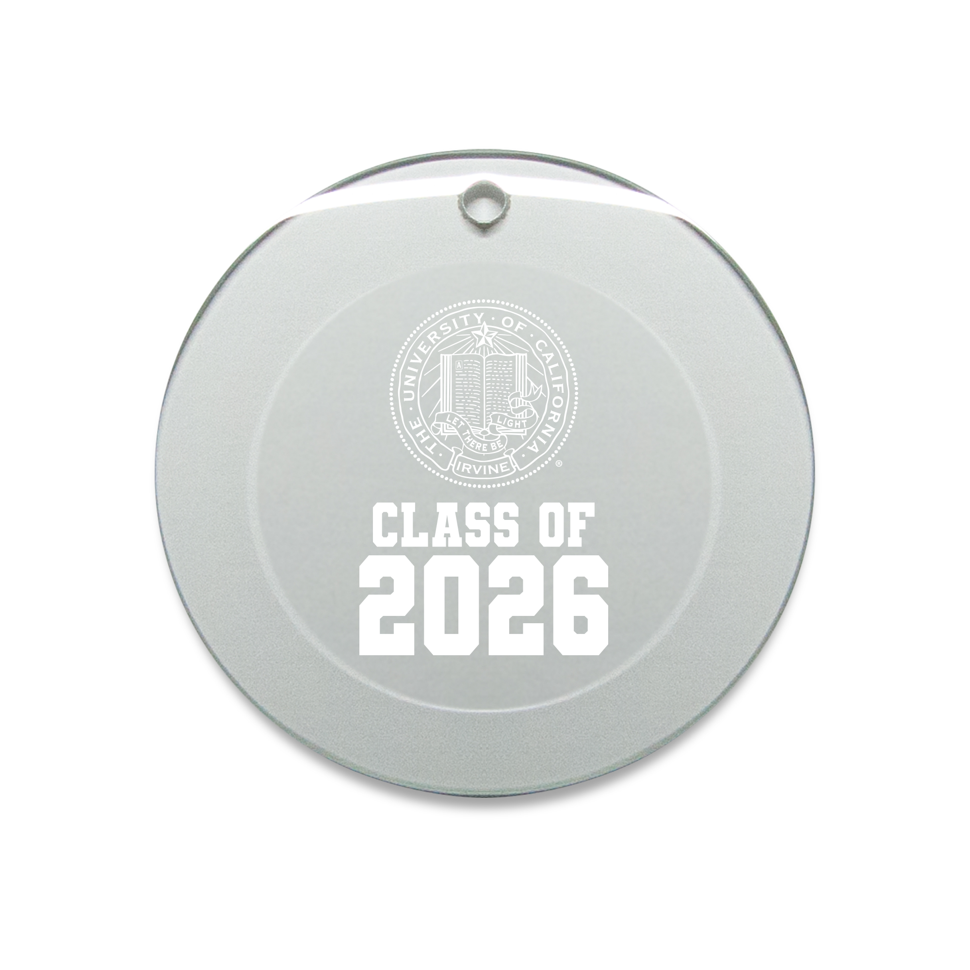 Jardine UC Irvine Anteaters 3.25" Class of 2026 Round Glass Ornament