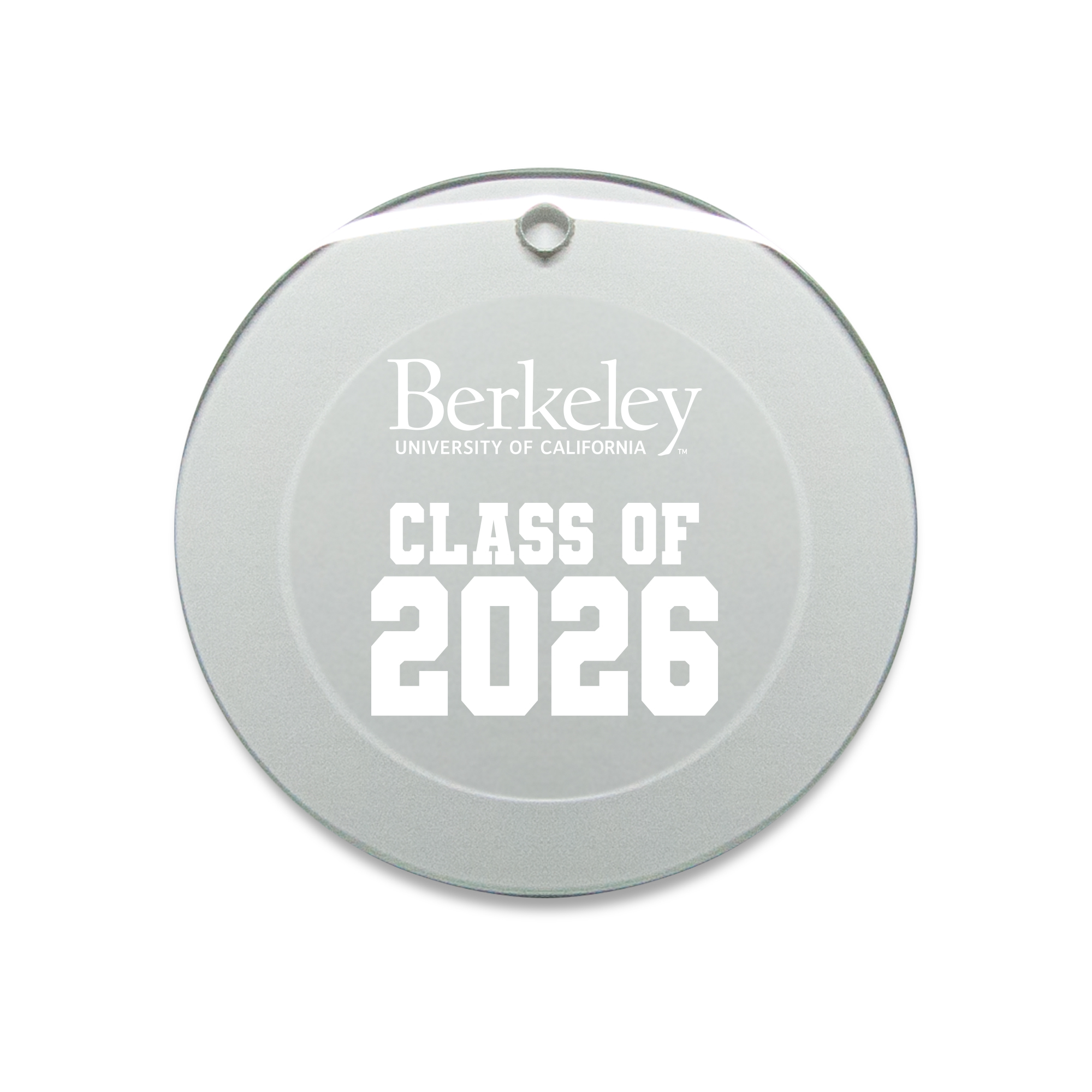 Jardine Cal Bears 3.25" Class of 2026 Round Glass Ornament