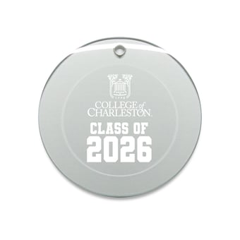 Jardine Charleston Cougars 3.25" Class of 2026 Round Glass Ornament