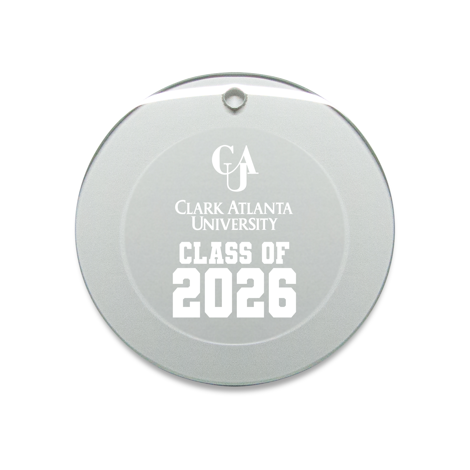Jardine Clark Atlanta University Panthers 3.25" Class of 2026 Round Glass Ornament