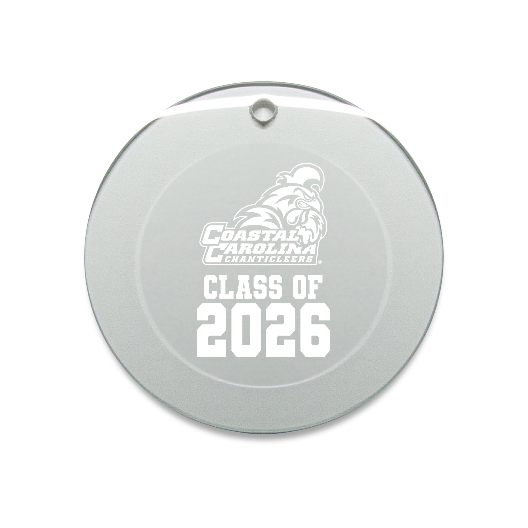 Jardine Coastal Carolina Chanticleers 3.25" Class of 2026 Round Glass Ornament