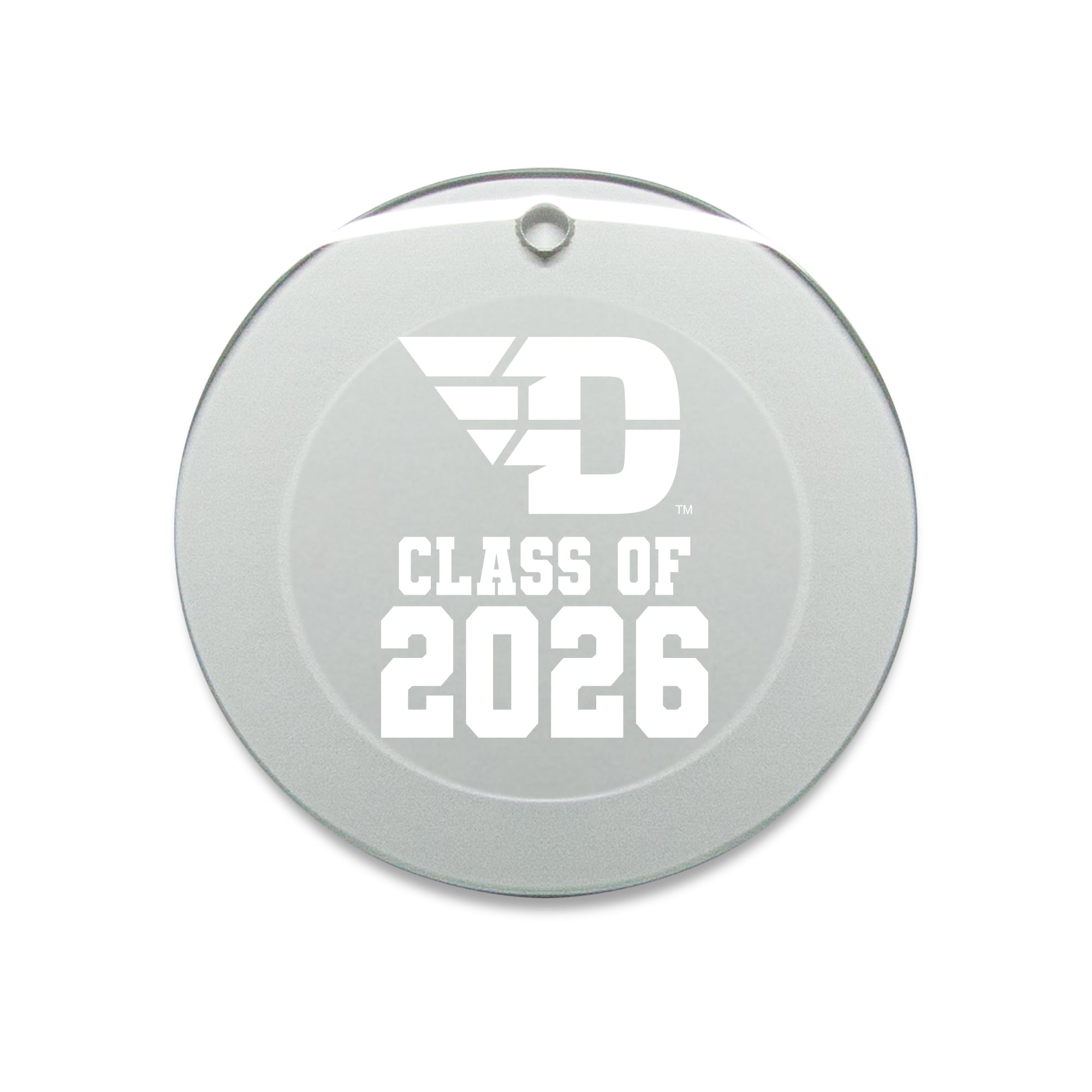 Jardine Dayton Flyers 3.25" Class of 2026 Round Glass Ornament