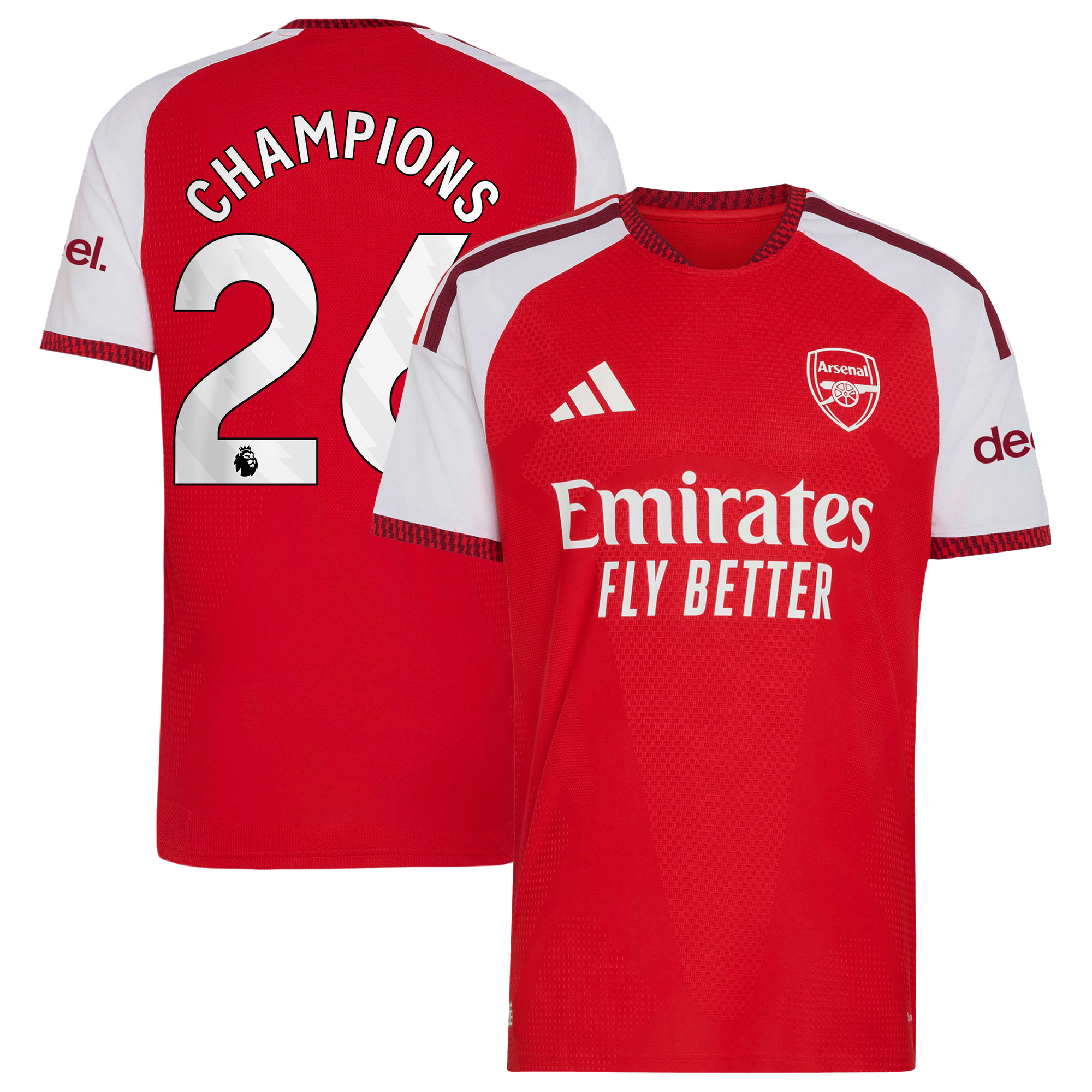 Maillot Domicile Arsenal adidas 2026-27 Authentique avec flocage Champions 26