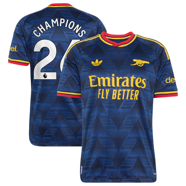 Maillot Extérieur Arsenal adidas Authentic 26/27 avec flocage Champions 26