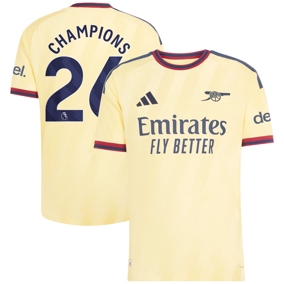 Maillot Third Authentic Arsenal adidas 2026-27 avec flocage Champions 26