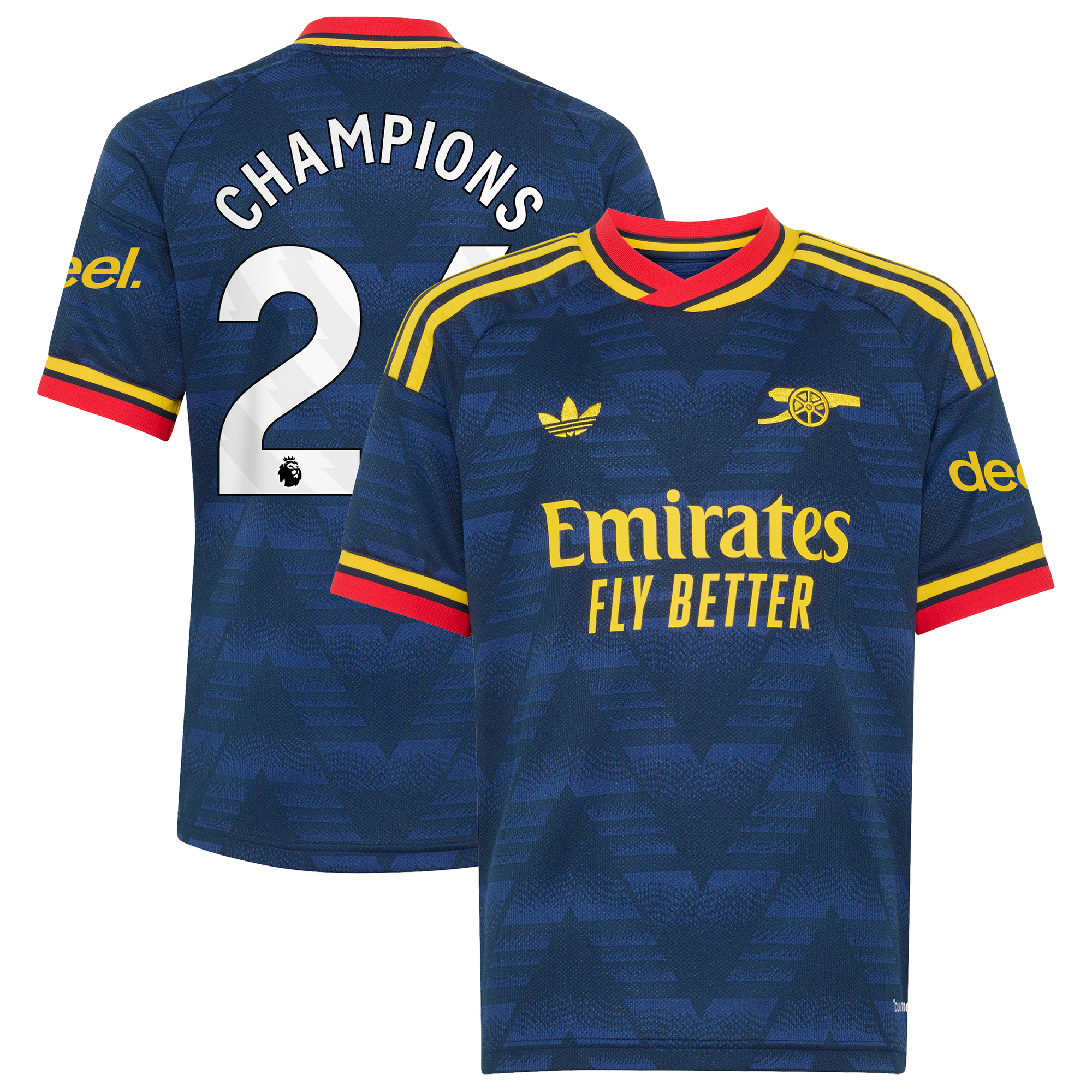 Maillot Extérieur Arsenal adidas 26/27 - Enfant avec flocage Champions 26