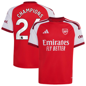Maillot Domicile Arsenal adidas 2026-27 - Enfant avec flocage Champions 26, vue 1