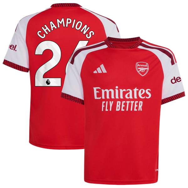 Maillot Domicile Arsenal adidas 2026-27 - Enfant avec flocage Champions 26