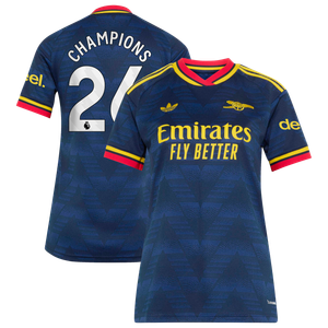 Maillot Extérieur Arsenal adidas 26/27 - Femme avec flocage Champions 26, vue 1
