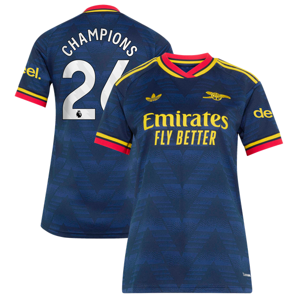 Maillot Extérieur Arsenal adidas 26/27 - Femme avec flocage Champions 26