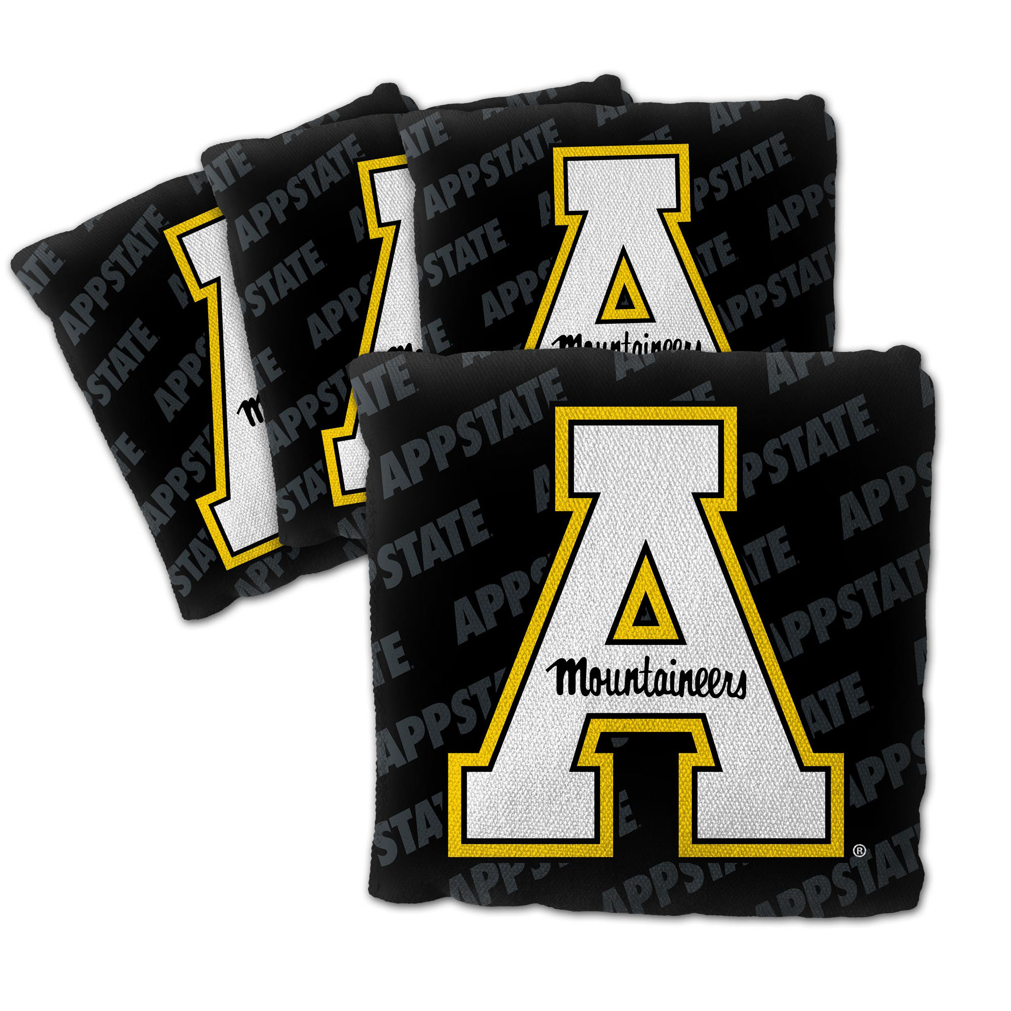 Fanpoint Appalachian State Mountaineers Four-Piece Cornhole Bag Set