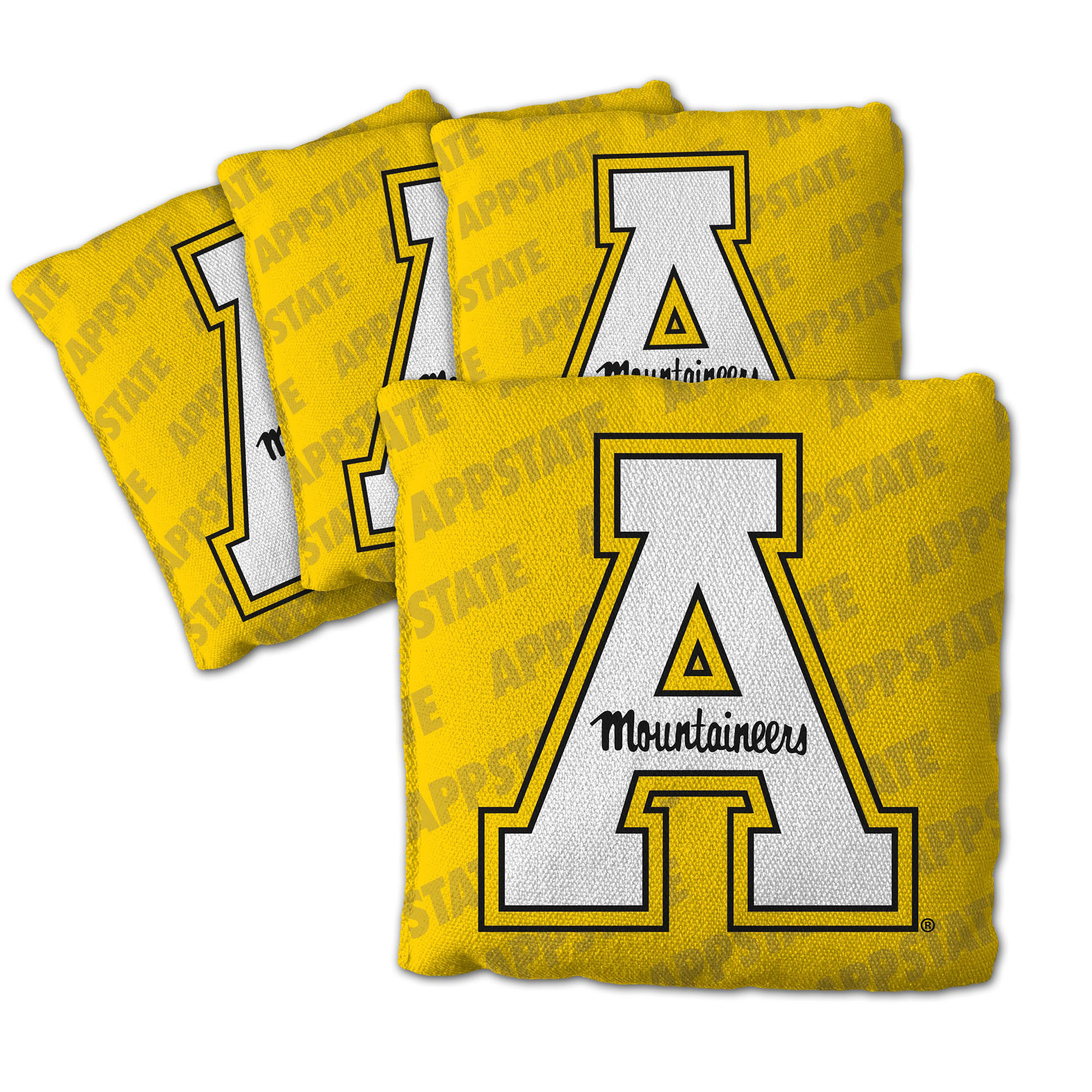 Fanpoint Appalachian State Mountaineers Four-Piece Cornhole Bag Set