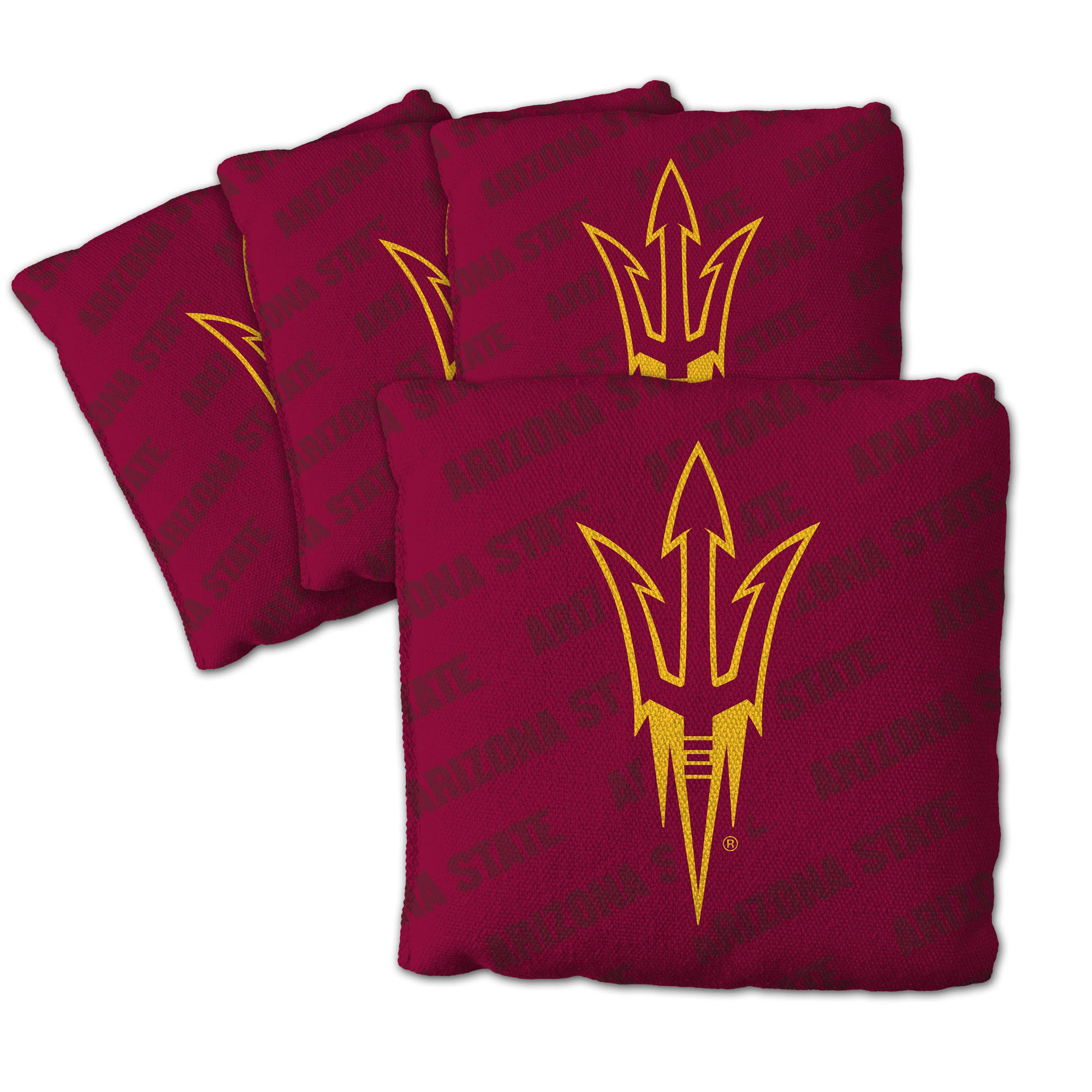 Fanpoint Arizona State Sun Devils Four-Piece Cornhole Bag Set