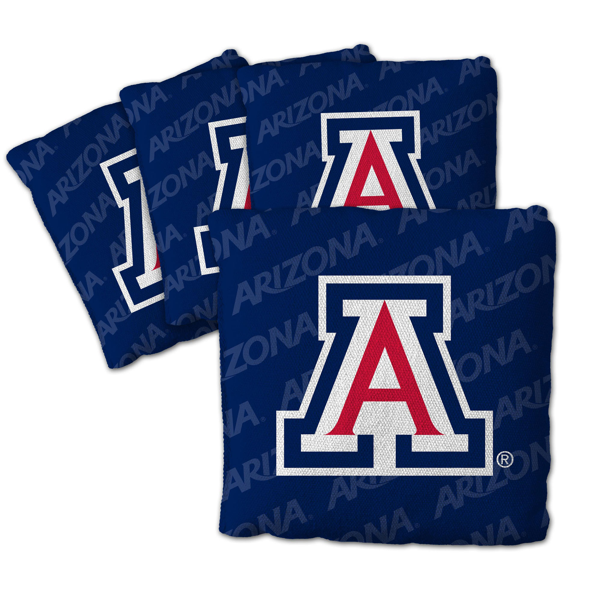 Fanpoint Arizona Wildcats Four-Piece Cornhole Bag Set