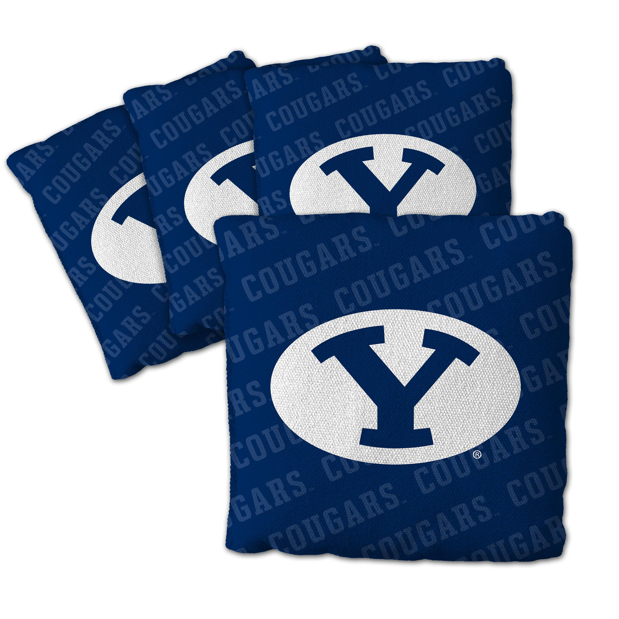 Fanpoint BYU Cougars Four-Piece Cornhole Bag Set