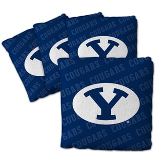 Fanpoint BYU Cougars Four-Piece Cornhole Bag Set
