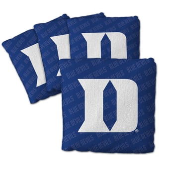 Fanpoint Duke Blue Devils Four-Piece Cornhole Bag Set