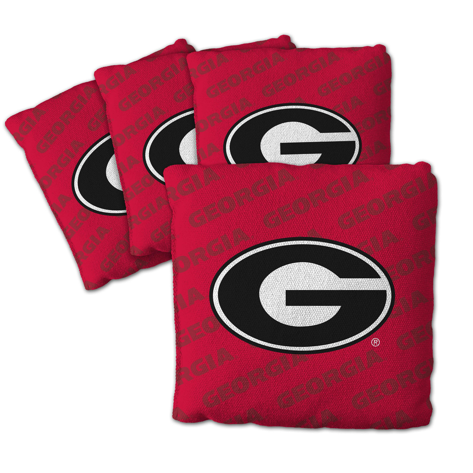 Fanpoint Georgia Bulldogs Four-Piece Cornhole Bag Set