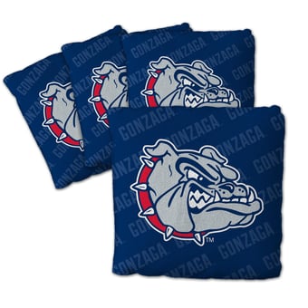 Fanpoint Gonzaga Bulldogs Four-Piece Cornhole Bag Set
