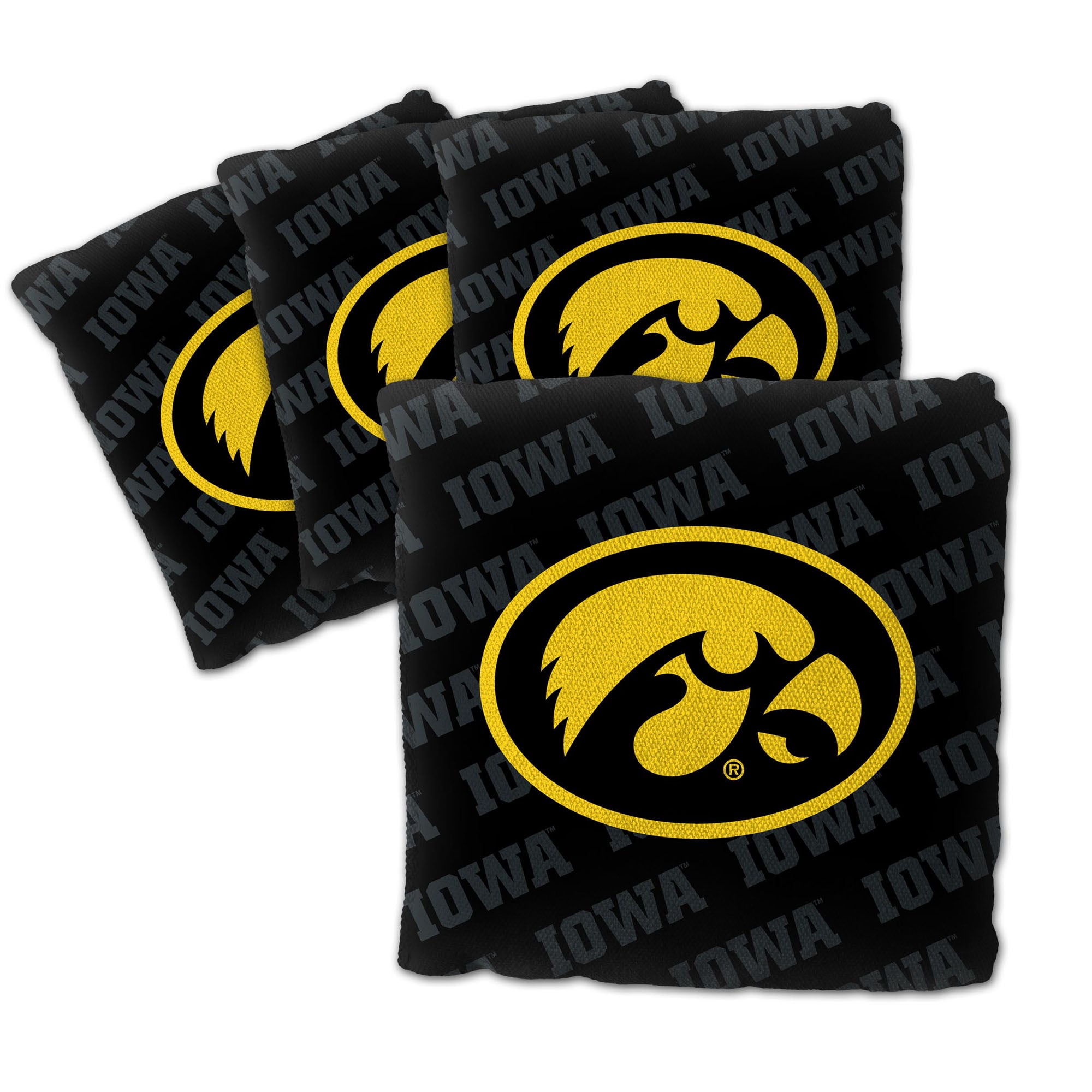 IDNA Iowa Hawkeyes Four-Piece Cornhole Bag Set