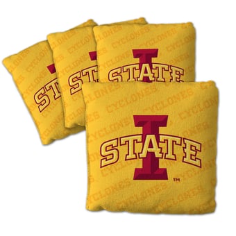 Fanpoint Iowa State Cyclones Four-Piece Cornhole Bag Set