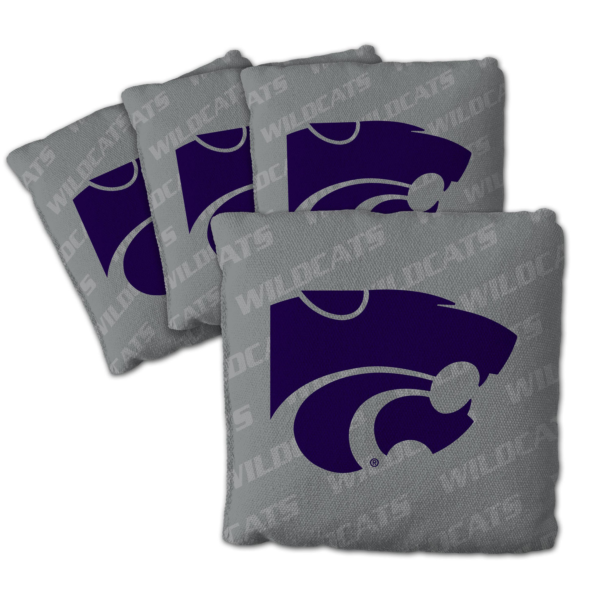 Fanpoint Kansas State Wildcats Four-Piece Cornhole Bag Set