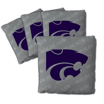 Fanpoint Kansas State Wildcats Four-Piece Cornhole Bag Set