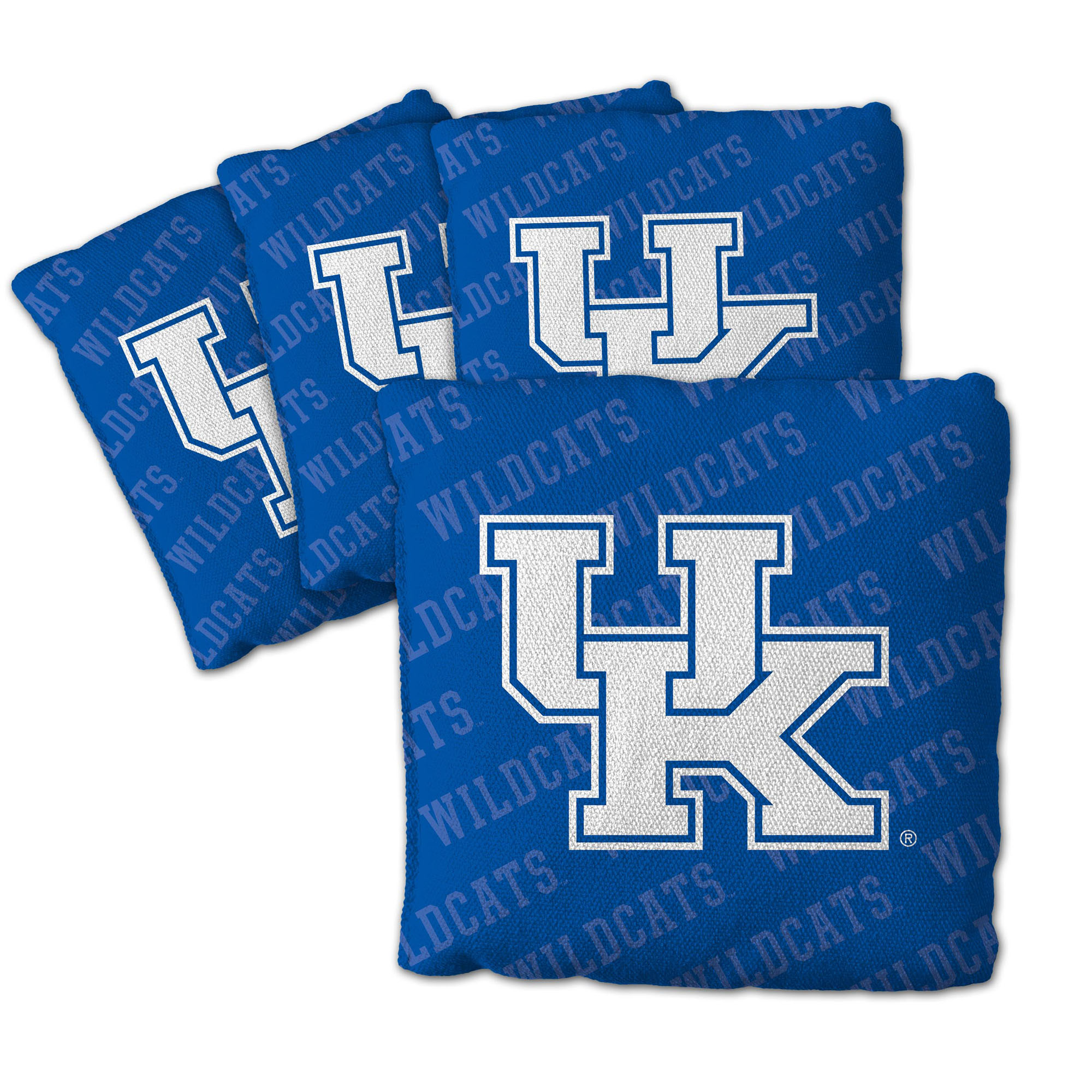 Fanpoint Kentucky Wildcats Four-Piece Cornhole Bag Set